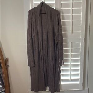 Men's Dark gray Long House coat